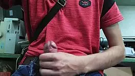 This time I masturbated at my desk