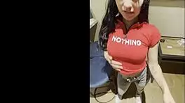 Latina teen with braces takes big white cock shyly