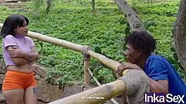 Petite peruvian dora gets anal therapy outdoors