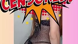 THE REAL STRIP TEASE OF THE MOST BEAUTIFUL REDHEAD ON SHEER - SOL MEGAN FIRE