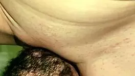 Mi slave eats mi ass n pussy, makin me orgasam in his mouth
