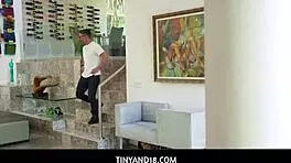 tiny asian beauty mina luxx sucks her bfs thick cock after game of hide and seek