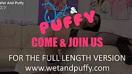 Kira Axe masturbates in stockings