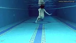 Lady Dee, The Cute Shy Czech Teen, Suggestively Enjoys Swimming Outdoors