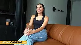 Amateur Latina Teen Shows Off Flexible Moves in POV Cowgirl Style