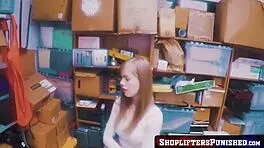 Shoplifterspunished com - this teen 18+ needs hardcore stiff pole pounding her willing fuckhole deep, bent over in the garage.
