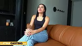 Amateur Latina Teen Shows Off Flexible Moves in POV Cowgirl Style
