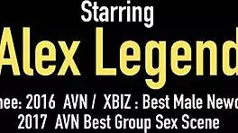 Bella Skye, get ready for a facial from Alex Legend's French cock