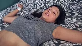 check out this kinky tied up teen 18+ giving blowjob