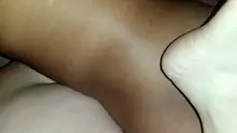 hot girlfriend amelia harper takes bbc in her ass for creampie