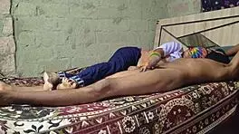 An indian couple explores passionate sex in their home