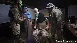 hot teen caught sneaking into the military base