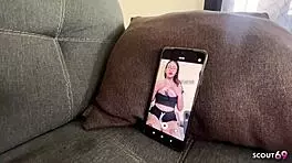 Old couple catches teen masturbating and teaches her taboo fucking