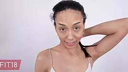 Fit18 - bianca bangs - i creampie a tiny 18+ 47kg vietnamese and ebony mix during casting