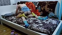 teen girlfriend hangs out with classmate