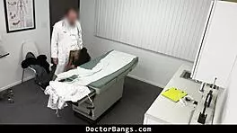 doctor realizes she's sexually active and bangs her