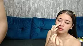 teens double blowjob and fuck after school