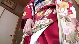 Traditional Skinny Japan Teen With Big Boobs Gets Deep Creampie By Old Guy In Uncensored Jav Porn