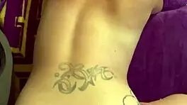 hooker fucks a customer bareback at the trap house and takes massive load on back