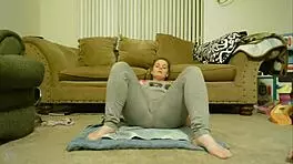 Anastaisa squirts aka daddyslilsquirt doing what she does best
