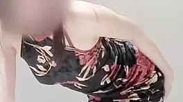 Young student in adult one piece