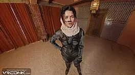 Chani rides huge cock in VR! 😍