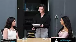 Girlsway Eliza Ibarra Boldly Engages in Lesbian Studies