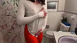 hot wet pee desperation and golden shower
