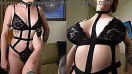 kat knife models two very sexy lingerie sets for us 😍