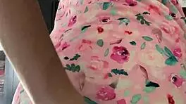 Look at this innocent girl in pajamas spy camera