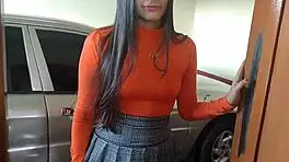 Latina Babe Visits Guy Ends With Creampie