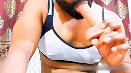 Horny for cock and ass play with dildo strapon and toys