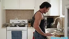 REAL YOUNG WOMAN FUCKED IN THE KITCHEN