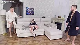 Aliana Fox Discovers Intense Pleasure And Emotions In Her First Dap Session