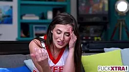 I fuck my cheerleader roommate in the dorm
