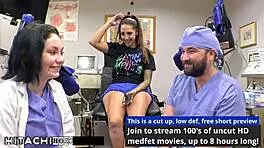 Human Guinea Pig Gets Mandatory Hitachi Orgasms From Nurse Lenna Lux - Stefania Mafra