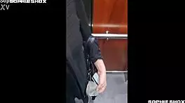 cheating wife sucks strangers big black dick in elevator