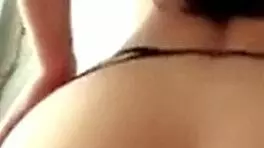 petite milla santiago experiments with a huge endowed cock in her ass