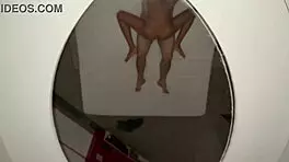 Cumshot in wet pussy of young brunette