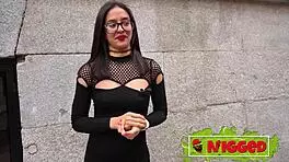 Young Latina Wants Monstercock Exhibitionist And Very Experienced The Beautiful Alice Biancci Has Interracial Sex On Nigged