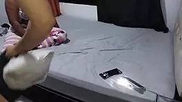 Latina Slut Bent Over For Doggystyle Cum In Mouth