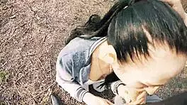 cheating tourist sucks cock for help