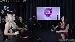 compilados da luciana picchi no bora cast com bruna carlos e matheus caetano - parte 1 watch on sheer red