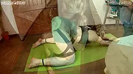 fit belle wants to seduce him with tight gym shorts and get fucked not train