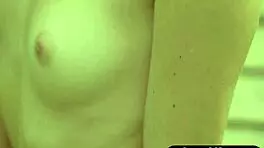 I flaunt perky small tits outdoors