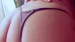 Brazilian big ass woman jerking and riding a bbc