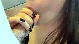 how big is that cumshot in my mouth?