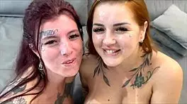 watching boyfriend intensely fuck redhead friend, ass shaking