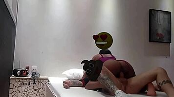 com minha visinha no motel transando gostoso