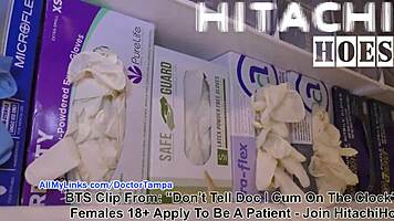 Jasmine Rose Cums on Clock, Stacy Dances with Hitachi